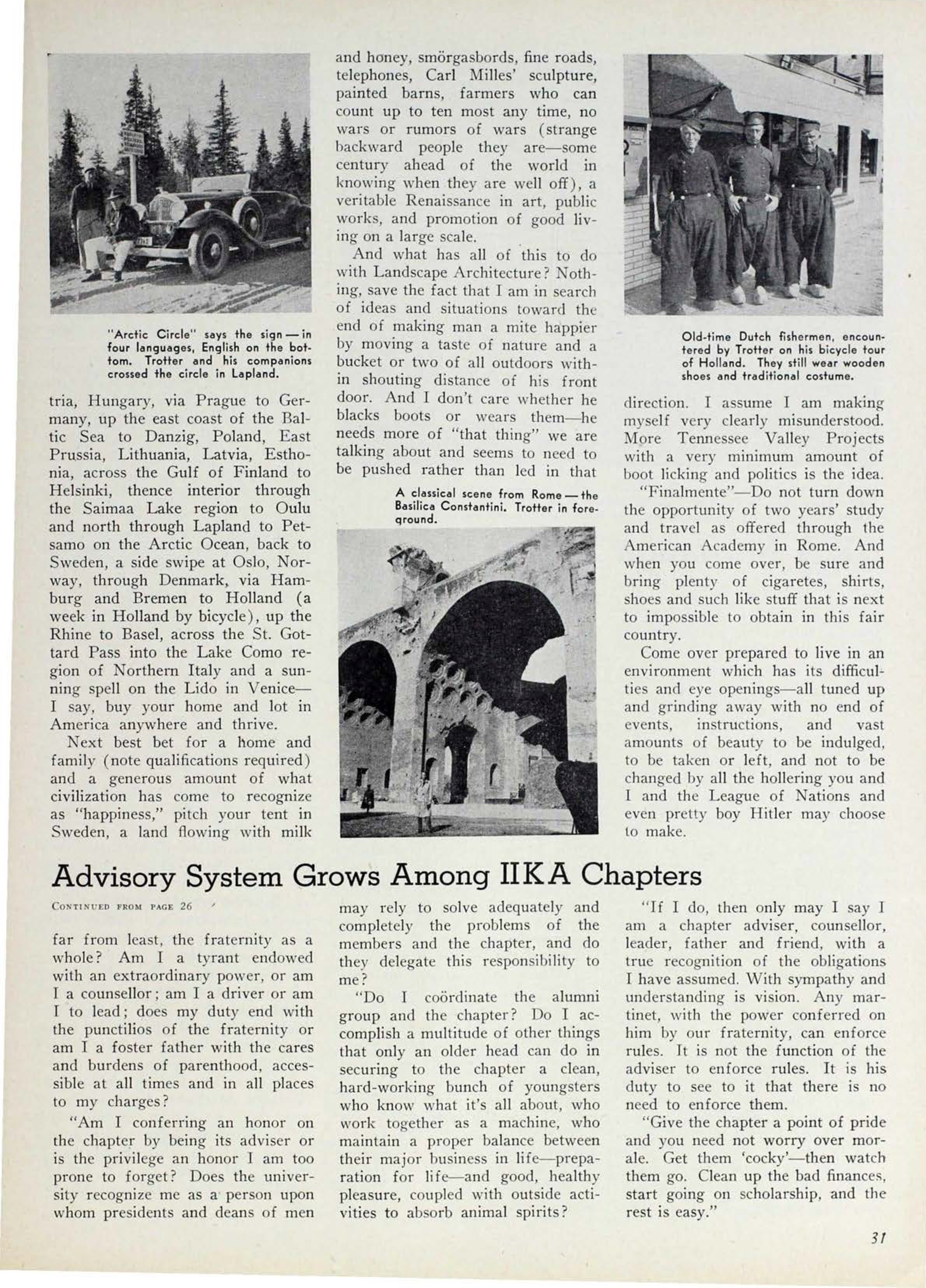 Advisory System Grows Among Pi Kappa Alpha Chapters, Continued